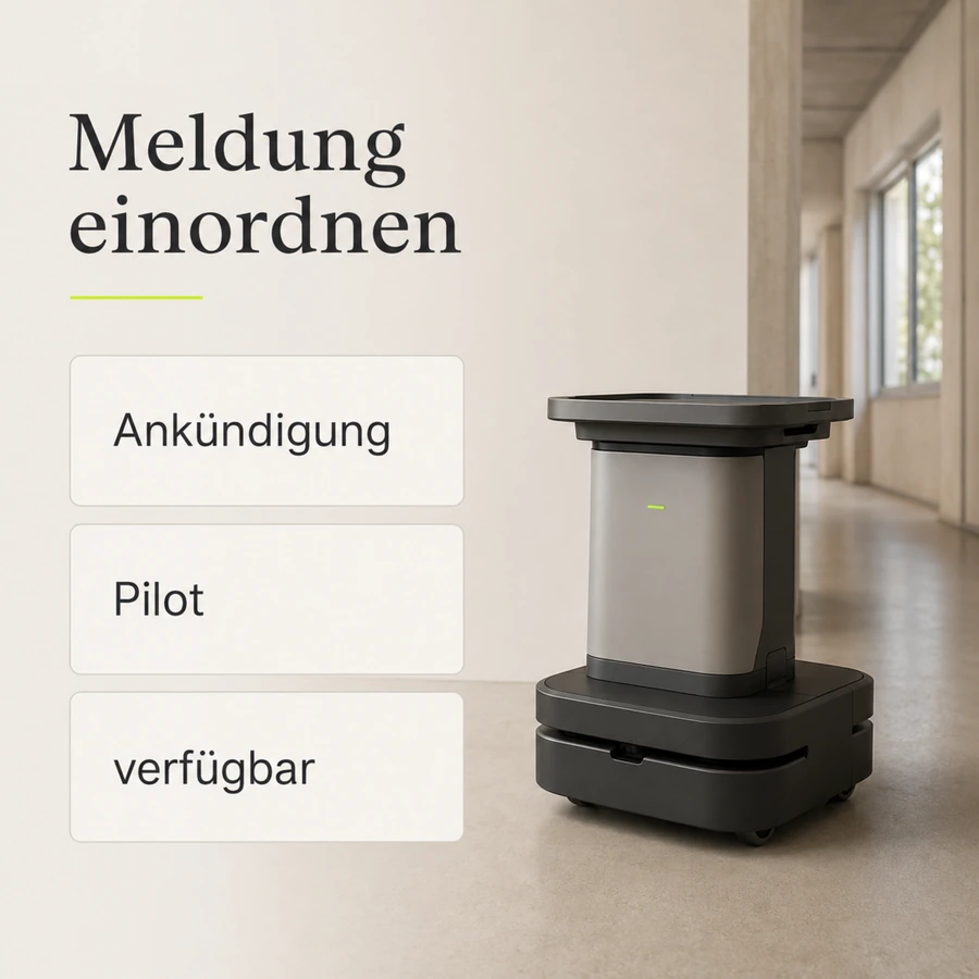 Abstraktes Close-up eines Roboterprofils im Gegenlicht mit Lime-Lichtstreifen